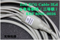 Zoll ECG Cable 3Ld心電導聯線（三導聯）REF 8000-0026 卓爾監護儀心電導聯線銷售