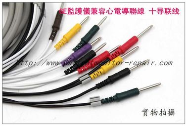 GE監護儀兼容心電導聯線 十导联线  GE通用電氣監護儀心電導聯線現貨銷售 監護儀附件耗材