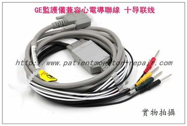 GE監護儀兼容心電導聯線 十导联线  GE通用電氣監護儀心電導聯線現貨銷售 監護儀附件耗材