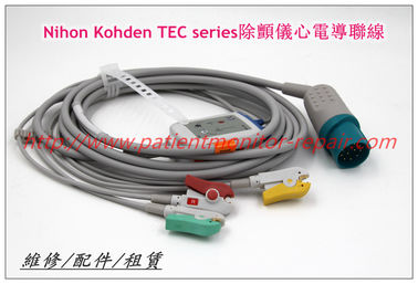 Nihon Kohden TEC series除顫儀心電導聯線 日本光電 cardiolife  TEC series除顫儀心電電纜