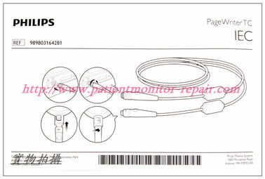 PHILIPS Pagewriter TC IEC  USB Patient Date Cable REF 989803164281 飛利浦Pagewriter TC心電圖機數據線