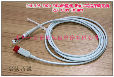 PHILIPS FM20  FM30胎兒監護儀 胎心/宮縮探頭電纜REF X-US TC-HP3