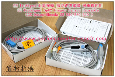 GE TruSignal血氧探頭 指夾式傳感器 可重複使用 GE TruSignal SpO2 Finger Sensor Reusable（GE Datex-Ohmeda S5 B20 B30 B40 ）