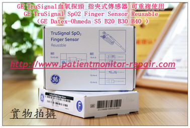 GE TruSignal血氧探頭 指夾式傳感器 可重複使用 GE TruSignal SpO2 Finger Sensor Reusable（GE Datex-Ohmeda S5 B20 B30 B40 ）