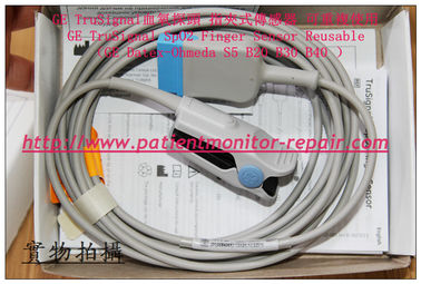 GE TruSignal血氧探頭 指夾式傳感器 可重複使用 GE TruSignal SpO2 Finger Sensor Reusable（GE Datex-Ohmeda S5 B20 B30 B40 ）