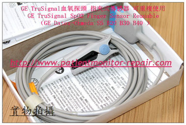 GE TruSignal血氧探頭 指夾式傳感器 可重複使用 GE TruSignal SpO2 Finger Sensor Reusable（GE Datex-Ohmeda S5 B20 B30 B40 ）