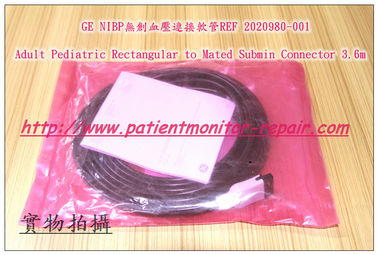GE NIBP无创血压连接管REF 2020980-001 Adult Pediatric Rectangular to Mated Submin Connector 3.6m