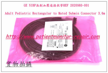 GE NIBP无创血压连接管REF 2020980-001 Adult Pediatric Rectangular to Mated Submin Connector 3.6m