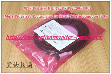 GE NIBP无创血压连接管REF 2020980-001 Adult Pediatric Rectangular to Mated Submin Connector 3.6m