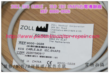 ZOLL  ECG CABLE ，3LD IEC SNAPS 心电导联线 REF 8000-0026