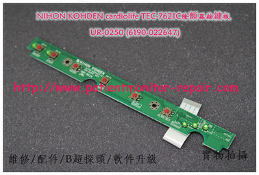 NIHON KOHDEN日本光電cardiolife TEC-7621C除顫儀按鍵板UR-0250 (6190-022647)