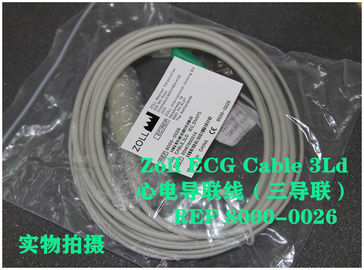 Zoll ECG Cable 3Ld心電導聯線（三導聯）REF 8000-0026 卓爾監護儀心電導聯線銷售
