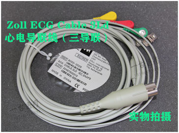Zoll ECG Cable 3Ld心電導聯線（三導聯）REF 8000-0026 卓爾監護儀心電導聯線銷售